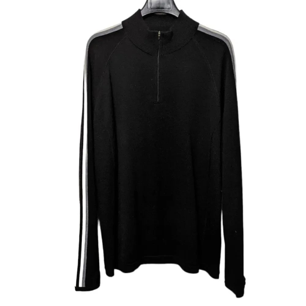 PENDLETON Men's Urban Wear 100% Merino Wool Quarter Zip Sweater XL